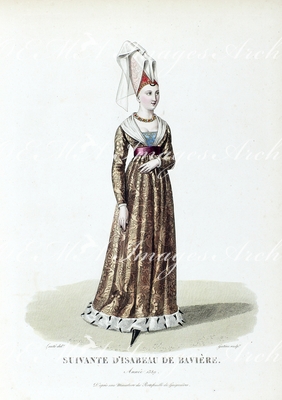 イザボー・ド・バヴィエールの侍女 Suivante d'Isabeau de Baviere