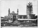 "L'Algérie.- Le Palais de l'exposition algérienne (etat des travaux, septembre 1899)." 1900年博 アルジェリア館 － アルジェリア展示館（1899年9月時点の工事の様子）