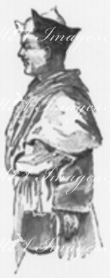 Tibétain.1900年博 チベット人