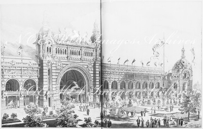 Le Palais du génie civil et des moyens de transport.- (Champ de Mars).1900年博 発明家と交通手段館 － （シャン・ド・マルス会場）