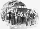 Les derniers beaux jours.- Cidres et gaufres.1900年博 博覧会もあと残りわずか － シードルと、ゴーフル