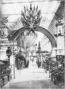 L'Exposition militaire moderne étrangère.- Entrée de la section russe.1900年博 近代外国軍展示 － ロシアコーナーの入口
