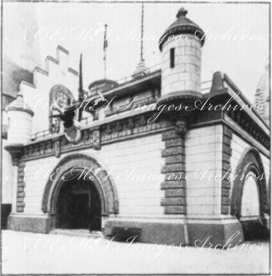 La navigation commerciale.- Annexe des Etats-Unis.1900年博 商業航海館 － 合衆国館の別館