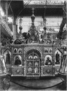 Les Palais des Invalides.- Chapelle en céramique et en orfèvrerie.(Section russe.) 1900年博 アンヴァリッド会場 － 陶磁器と金銀細工で作った礼拝室（ロシアコーナー）