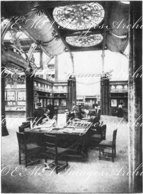 Le Palais de l'enseignement.- Le syndicat de la presse périodique.1900年博 教育館 － 定期刊行報道誌組合