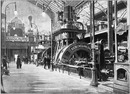 L'électricité au Champ-de-Mars.- Les groupes électrogènes (Sections étrangères).1900年博 シャン・ド・マルス会場の電気館 － 発電装置 （外国コーナー）