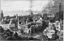 Le parc du Trocadéro.- Ensemble des bâtiments des colonies françaises et pays de protectorat (côté ouest).1900年博 トロカデロ会場 － 各フランス植民地館と、保護領館（西側）