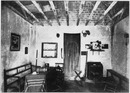 La ferme Boer au Trocadéro.- Salle commune.1900年博 トロカデロ会場にあるボーア（オランダ系南アフリカ人）の農家 － 居間
