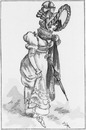 La mode et le costume à travers le siècle (1800 à 1830).Costume de ville vers 1815.1900年博 モードとコスチュームの世紀（1800年から1830年まで） 1815年頃の街着