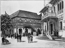 Parc du Trocadéro.- Entrée principale du Pavillon de la République Sud-Africaine.1900年博 トロカデロ会場 － 南アフリカ共和国館の正面入口