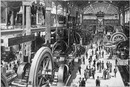 Le Palais de l'éléctricite au Champ-de-Mars.- Dynamos et moteurs (Sections françaises).1900年博 シャン・ド・マルス会場の電気館 － 発電機と、モーター（フランスコーナー）