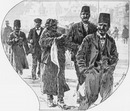 Au Trocadéro.- Exotiques en promenade.1900年博 トロカデロ会場にて － 散歩をするエキゾチックな国の人々