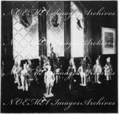 Statuettes de hussards.1900年博 軽騎兵の小像