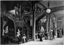 Le Pavillon de la Ville de Paris.- Galeries latérales et grand escalier.1900年博 パリ市館 － 側廊と大階段