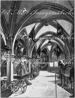 Le Pavillon de la Hongrie.- La salle des chevaliers.1900年博 ハンガリー館 － 騎士の間