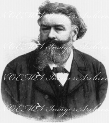 "M.Raulin, architecte de la Salle des Fêtes." 1900年博 祝祭場の建築家、ローラン氏