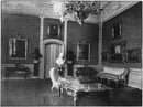 "Le buste de Voltaire, dans la salle d'argent." 1900年博 「銀の部屋」に置かれたヴォルテールの胸像