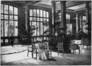 Le Pavillon de la Ville de Paris.- La galerie sur le bord de la Seine.1900年博 パリ市館 － セーヌ河に面したギャラリー