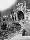 Les sections de l'alimentation.- L'exposition collective des vins de Champagne.1900年博 「食」の展示コーナー － シャンパーニュ産ワインの集合展示