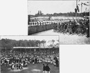 Les sports physiques à l'Exposition.- Le grand concours de gymnastique a Vincennes.- Le défilé dans le vélodrome municipal.1900年博 博覧会におけるスポーツ競技 － ヴァンセンヌの森で行われた体操競技 － 市営競輪場でのデモンストレーション