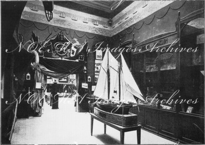 Saint-Pierre et Miquelon.- Les salles d'exposition.1900年博 サン・ピエール・エ・ミクロン（フランス特別自治体サン・ピエール島と、ミクロン島） － 展示室