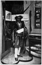 La côté française des Somalis.Général d'artillerie de l'armée abyssine.1900年博 フランス領ソマリア海岸館 － アビシニア軍の砲撃隊司令官