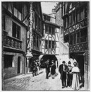 La maison de Nicolas Flamel.1900年博 ニコラ・フラメルの家