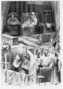 Le Pavillon suédois.- Dentellières de la Scanie.- Brodeuses de la Dalecarlie.1900年博 スウェーデン館 － スカニアのレース編みと、ダレカルリーの刺繍女工たち