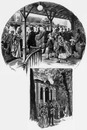 Les transports à l'Exposition.Le chemin de fer électrique.1900年博 博覧会場での「足」 電車