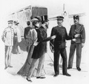 Norvège.France.Etats-Unis.1900年博 守衛たちの服装 － ノルウェー フランス アメリカ