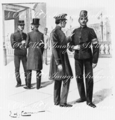 Les costumes de gardiens.Belgique.Russie.Turquie.1900年博 守衛たちの服装 － ベルギー ロシア トルコ