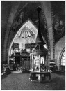 L'Exposition de la Finlande.- Sous l'abside.1900年博 フィンランド館 － 後陣の下