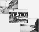 Le Yaching.- La tribune.- En course.- Le bassin de Meulan.1900年博 ヨット競技 － 観覧席 － 競争 － ムーラン池