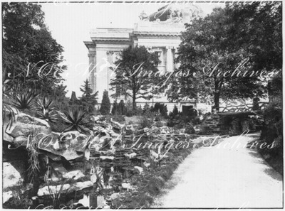 Les concours de plein air.- Plantes aquatiques et plantes alpines.1900年博 野外コンクール － 水生植物と、山岳植物
