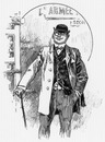 Le voyage de noces.1900年博 新婚旅行の2人