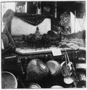 Le Palais de l'Asie Russe.La poste à chameau chez les Kirghiz.1900年博 アジア・ロシア館にて キルギスの駱駝郵便