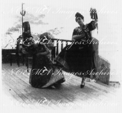 Ballerines espagnoles.1900年博 スペインの踊り子たち