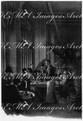 Sous les galeries du Champ-de-Mars.- Faute d'électricité.1900年博 シャン・ド・マルス会場のギャラリー地下にて － 停電