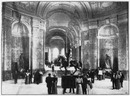 Le Petit Palais.- Le vestibule et l'armure de François Ier.1900年博 プチ・パレにて － 玄関ホールにあるフランソワ1世の甲冑