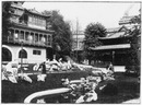 Au Trocadéro.- Le jardin de l'Exposition chinoise.1900年博 トロカデロ会場にて － 中国館の庭園