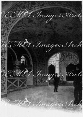 Le Palais de l'Asie Russe.- Grand vestibule d'entrée.1900年博 アジア・ロシア館 － 大玄関ホール