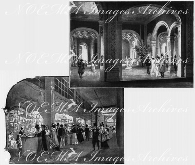 Le Palais du Costume.- Le salon moderne.1900年博 衣装館 モダンな広間