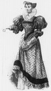 Bourgeoise du XVIe siècle.(Quartier Renaissance.) 1900年博 16世紀のブルジョワ婦人（ルネッサンス・コーナーにて）