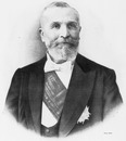 "L'inauguration de l'Exposition M.Emile Loubet, Président de la République Française." 1900年博 博覧会の開幕 フランス大統領 エミール・ルーベ