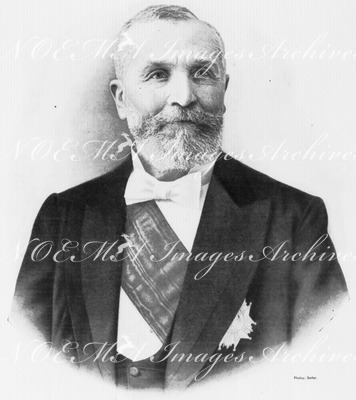 "L'inauguration de l'Exposition M.Emile Loubet, Président de la République Française." 1900年博 博覧会の開幕 フランス大統領 エミール・ルーベ