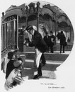 On va ouvrir ...- Une vitrine artistique.1900年博 「さあ開幕だ」 － 芸術的な展示ケース