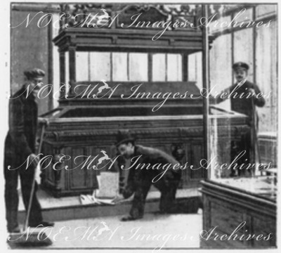 On va ouvrir ...- Les derniers colis.1900年博 「さあ開幕だ」 － 最終荷物の運び込み