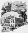 Parc de Trocadéro.Le Palais de l'Egypte. 1900年博 トロカデロ庭園のエジプト館