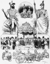 La Fête de Paris-Anvers, au Palais de l'Industrie. 産業館でのパリ・アントワープ祭り