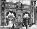 Galerie des Industries diverses : Les Portes de la Joaillerie et de la Bijouterie. 産業館展示室 宝飾品展示コーナーの入り口